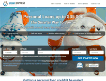 Tablet Screenshot of 247loanexpress.com